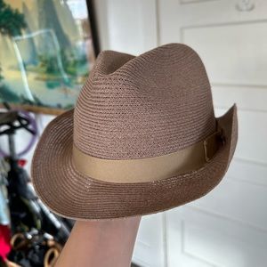 Goorin Bros Hat Straw Fedora Ribbon